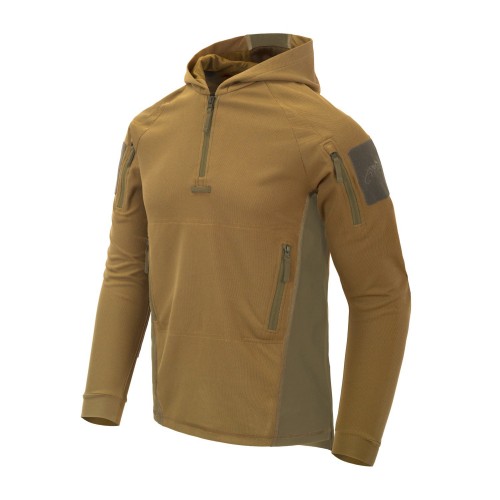 Helikon Range Hoodie (TopCool) (Coyote/Green), Manufactured by Helikon, this hoodie is lightweight, and designed explicitly for shooting specialists